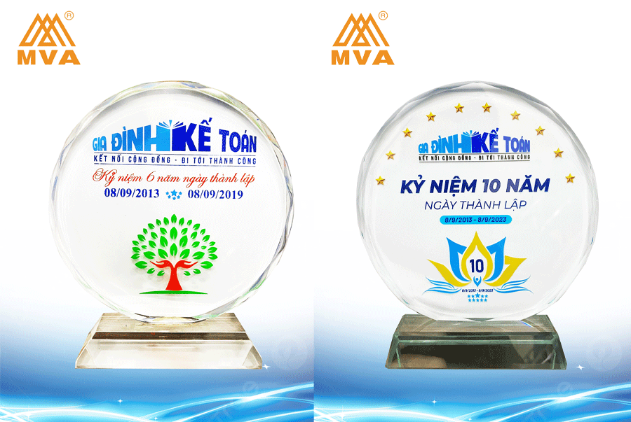 Kỷ niệm chương thành lập gia đình kết toán 
