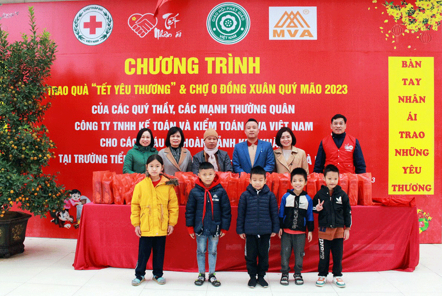 MVA là nhà tài trợ chương trình Bàn tay nhân ái trao yêu thương