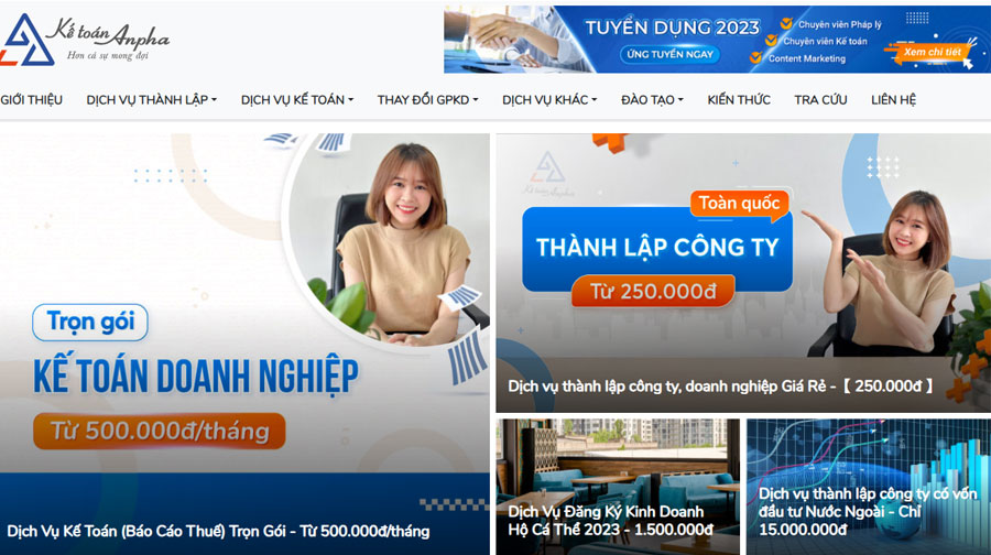 Công ty kế toán anpha