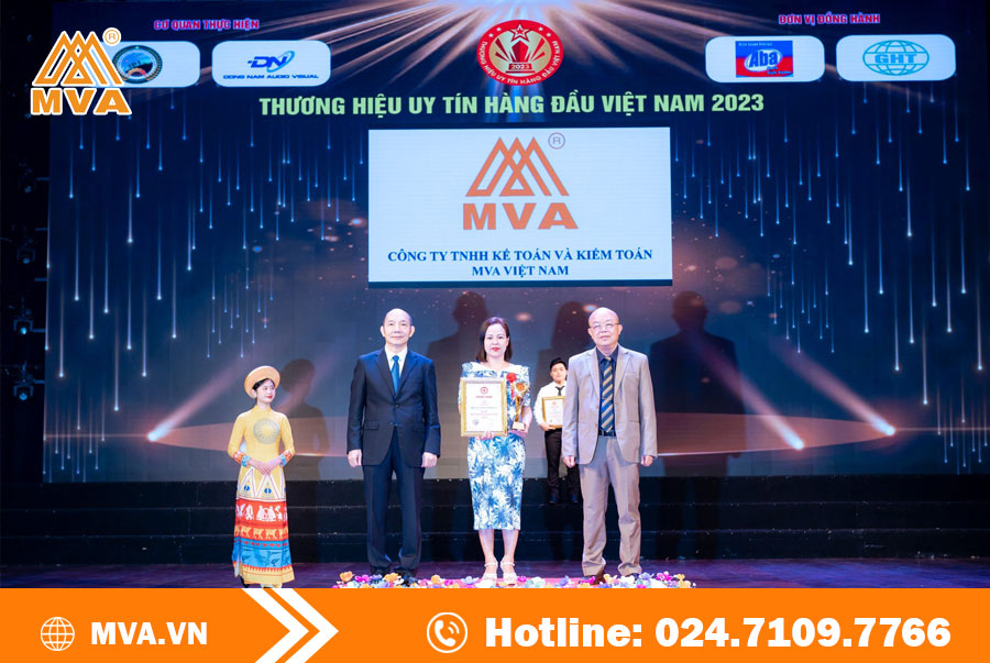 MVA nhận giải thưởng thương hiệu uy tín 2023