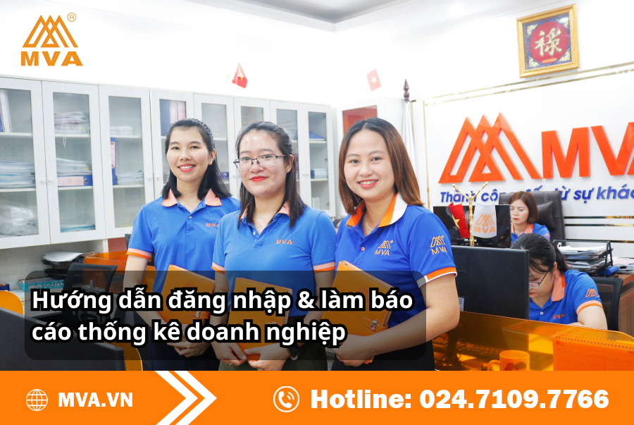 Hướng dẫn đăng nhập & làm báo cáo thống kê doanh nghiệp