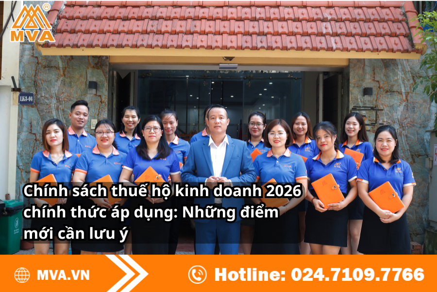Chính sách thuế hộ kinh doanh 2026 chính thức áp dụng: Những điểm mới cần lưu ý