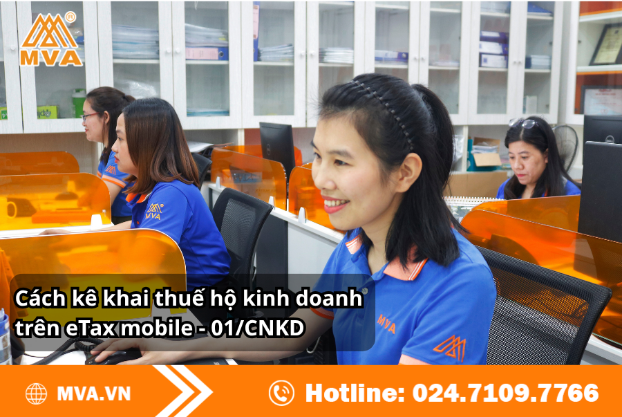 Hướng dẫn cách kê khai thuế hộ kinh doanh trên eTax Mobile bằng mẫu 01/CNKD mới nhất năm 2026, từ lập tờ khai, nộp hồ sơ đến nộp tiền thuế trực tuyến.