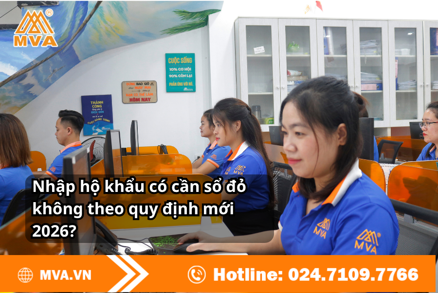 Nhập hộ khẩu có cần sổ đỏ không theo quy định mới 2026?
