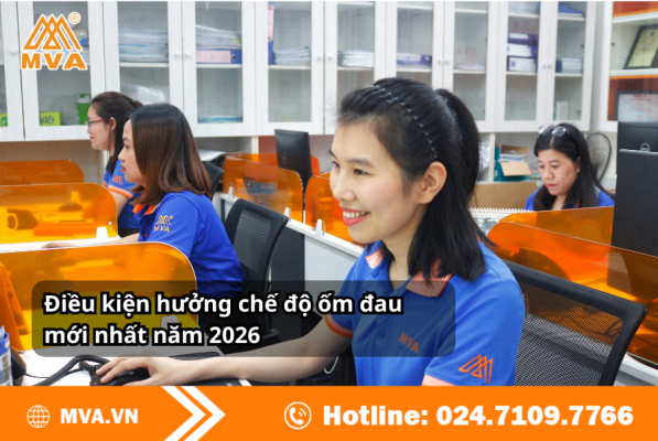 Điều kiện hưởng chế độ ốm đau mới nhất năm 2026