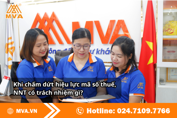 Khi chấm dứt hiệu lực mã số thuế, NNT có trách nhiệm gì?
