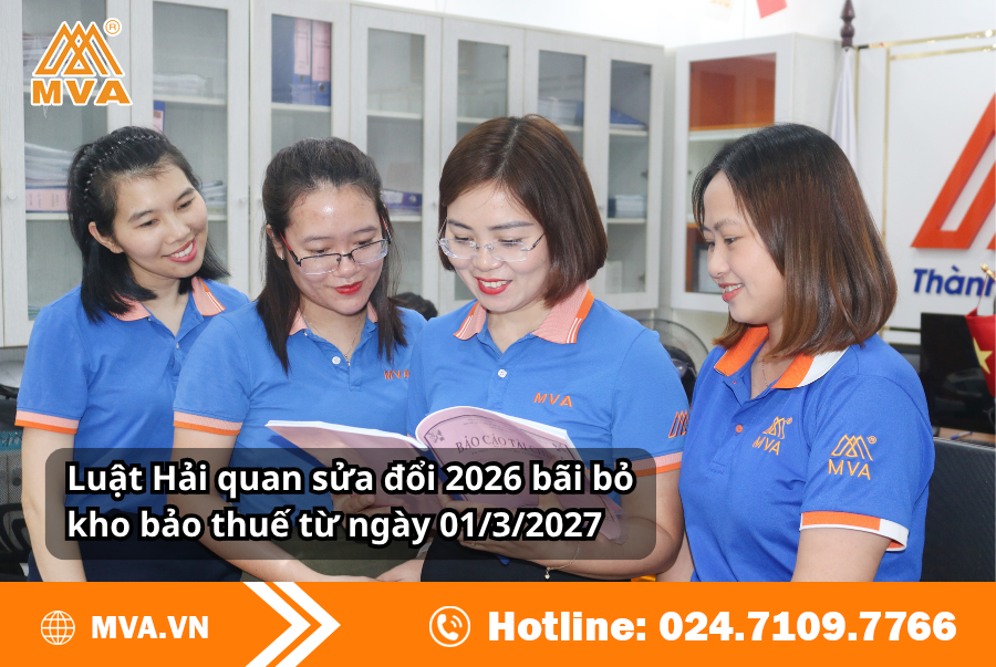 Luật Hải quan sửa đổi 2026 bãi bỏ kho bảo thuế từ ngày 01/3/2027