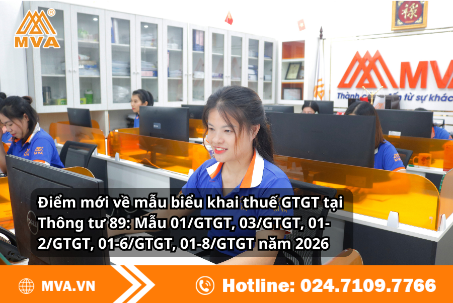 Điểm mới về mẫu biểu khai thuế GTGT tại Thông tư 89