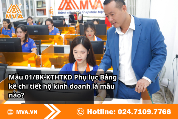 Mẫu 01/BK-KTHTKD Phụ lục Bảng kê chi tiết hộ kinh doanh là mẫu nào?