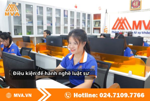Điều kiện để hành nghề luật sư