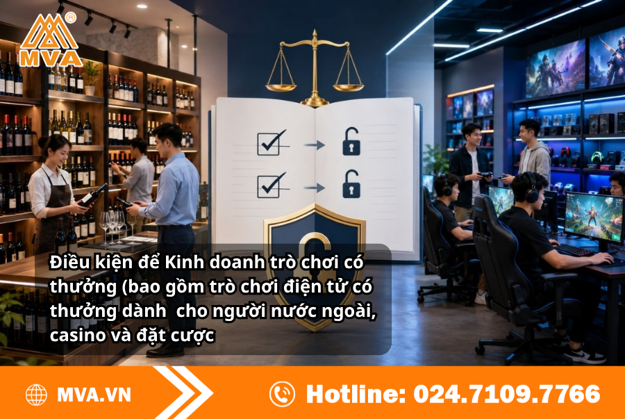 Điều kiện để kinh doanh trò chơi có thưởng