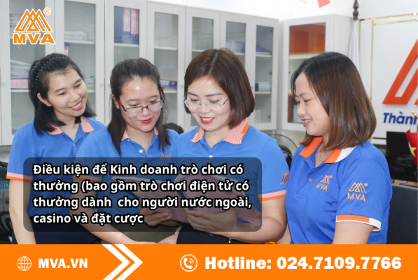 Điều kiện để kinh doanh trò chơi có thưởng