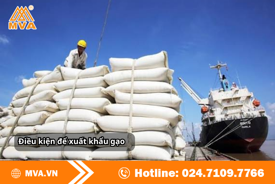 Điều kiện để xuất khẩu gạo