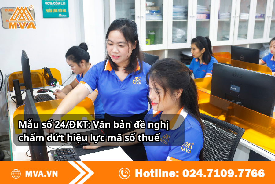 Mẫu số 24/ĐKT: Văn bản đề nghị chấm dứt hiệu lực mã số thuế