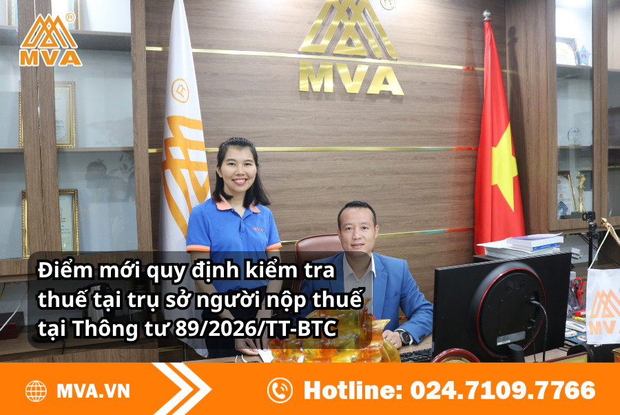 Điểm mới quy định kiểm tra thuế tại trụ sở người nộp thuế