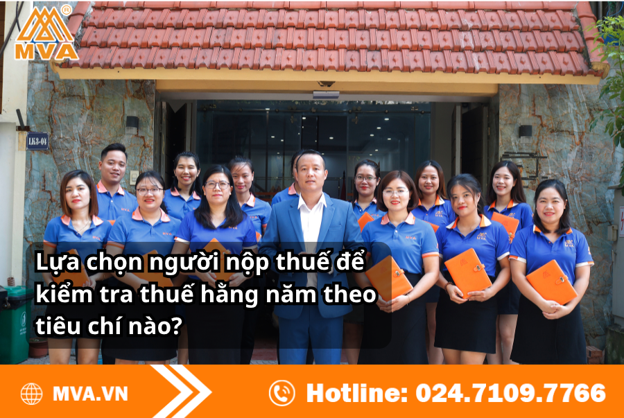 Lựa chọn người nộp thuế để kiểm tra thuế hằng năm theo tiêu chí nào?