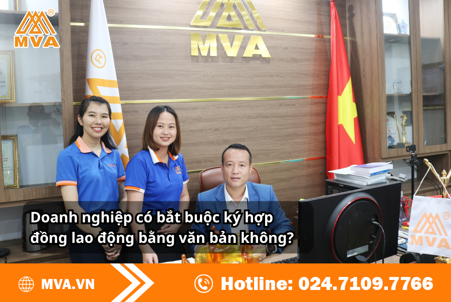 Doanh nghiệp có bắt buộc ký hợp đồng lao động bằng văn bản không?
