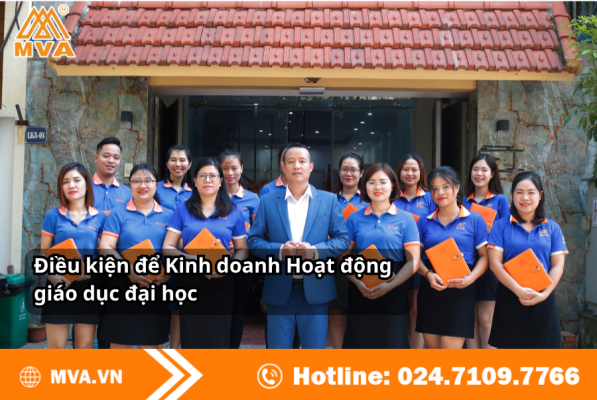 Điều kiện để Kinh doanh Hoạt động giáo dục đại học