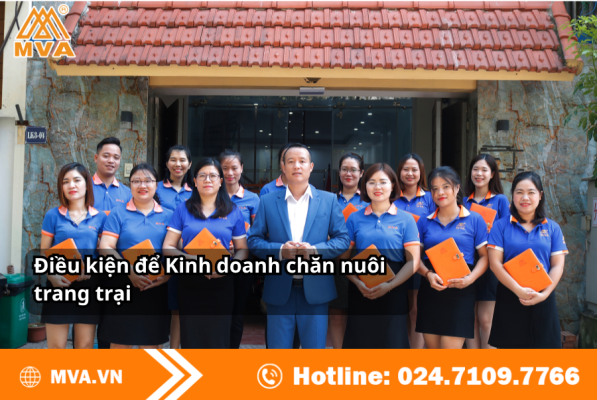 Điều kiện để Kinh doanh chăn nuôi trang trại