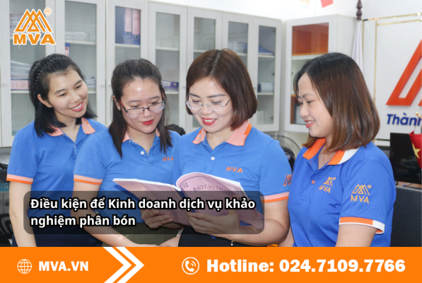 Điều kiện để Kinh doanh dịch vụ khảo nghiệm phân bón